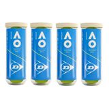 Dunlop Australian Open 3'Lü 4 Kutu Tenis Topu