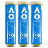 Dunlop Australian Open 4'Lü 3 Kutu Tenis Topu
