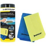 Dunlop DUN103 Cam Temizlik Seti 2 Adet Mikrofiber Bez 35x35 cm (250 g/m²) + 40 Adet Temizleme Mendili