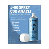 DUNLOP Lanse Suni Deri Kimyapsan J 90 yapıştırıcı oto tavan ,koltuk, ahşap,metal,plastik sprey 500 ml