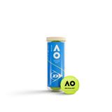 DUNLOP Tenis Topu Australian Open - Kum Alanı, Sert Zemin ve Çim için (3 Top)