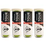 Dunlop Tour Performance 3'Lü 4 Kutu Tenis Topu