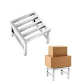 Dunnage Raf, Dunna Raf 8 inç/9,8 inç Yükseklik 816,5 kg Ağırlık Kapasitesi Çıkarılabilir Paslanmaz Çelik Depolama Rafı Plastik Ayaklı Ağır Hizmet Tipi Ev ve Mutfak için