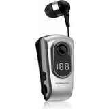 Dunspin F-220 Makaralı Göstergeli Bluetooth Kulaklık - SİYAH