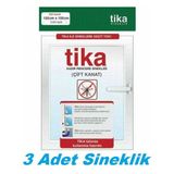 Dünya 3 Adet Tika Hazır Pencere Sinekliği, 125*150 cm Çift Kanat Tül Pencere Kapı Sineklik