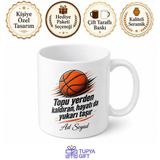Dünya Basketbol Gününde Pota Altında Zıplayanlara Kupa Bardak Hediye