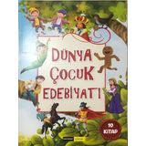 DÜNYA ÇOCUK EDEBİYATI (RESİMLİ) • 10 KİTAP BİR CİLTTE / TEK KİTAP • (1. - 2. ve 3. SINIFLAR İÇİN)