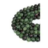 Dünya Doğal Taş 10 MM Ruby Zoist Taşı Dizi (Anyolit)