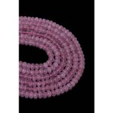 Dünya Doğal Taş 6X4 MM Pembe Kuvars Taşı Dizi