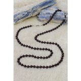 Dünya Doğal Taş Lal Taşı Kolye (Granat)