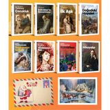 Dünya Klasikleri Sekizli Set - 2 ve Kartpostal