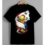 Dunya Kupasi Altin Kupa Futbol Syh Unisex Erkek Kadın Oversize Tişört Siyah - XL