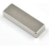 Dünya Magnet 1 Adet 30 x 10 x 5 mm Köşeli Süper Güçlü Neodyum Mıknatıs - Gümüş
