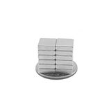 Dünya Magnet 10 Adet 10Mm X 10Mm X 3Mm Köşeli Süper Güçlü Neodyum Mıknatıs