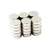 Dünya Magnet 10 Adet 15mm X 5mm Yuvarlak Süper Güçlü Neodyum Mıknatıs (10'lu Paket)