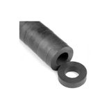 Dünya Magnet 10 Adet 35Xd18X6 Ferrit Kömür Halka Mıknatıs