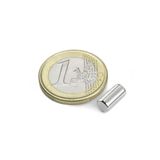 Dünya Magnet 10 Adet 5Mm X 10Mm Silindir Güçlü Neodyum Mıknatıs