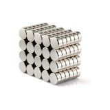 Dünya Magnet 10 Adet 6Mm X 2Mm Yuvarlak Güçlü Neodyum Mıknatıs Magnet