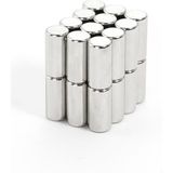 Dünya Magnet 10 Adet Çap 5mm x Kalınlık 10MM Silindir Güçlü Neodyum Mıknatıs - 1 Adet - Renkli