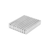 Dünya Magnet 10 Adet Çok Güçlü 50Mm X 10Mm X 5Mm Köşeli Süper Güçlü Neodyum Mıknatıs