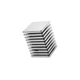 Dünya Magnet 10 Adet, Köşeli Neodyum Mıknatıs, Süper Güçlü Magnet, 20X20X2 Mm