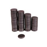 Dünya Magnet 100 Adet 12X3 Yuvarlak Ferrit Mıknatıs - Çok Amaçlı Süsleme Mıknatısı(100'Lü Paket)
