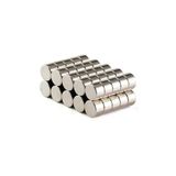 Dünya Magnet 100 Adet Çap 8Mm X Kalınlık 5Mm Silindir Süper Güçlü Neodyum Mıknatıs