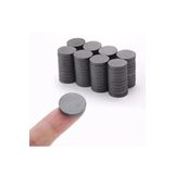 Dünya Magnet 100 Adet, Yuvarlak Mıknatıs, Çok Amaçlı, Süsleme Mıknatısı, 14X3Mm Ferrit Magnet