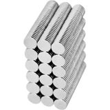 Dünya Magnet 150 Adet 6x1,5 mm Yuvarlak Güçlü Neodyum Mıknatıs