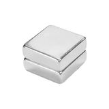 Dünya Magnet 2 Adet 15 mm x 15 mm x 5 mm Köşeli Süper Güçlü Neodyum Mıknatıs - Gümüş