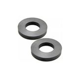 Dünya Magnet 2 Adet 55Mm X D25Mm X 8Mm Ferrite Kömür Halka Mıknatıs Magnet (2'Li Paket)