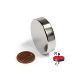 Dünya Magnet 2 Adet Çap 25Mm X Kalınlık 10Mm Güçlü Silindir Neodyum Mıknatıs