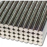 Dünya Magnet 20 Adet Çap 5mm x Kalınlık 1mm Güçlü Yuvarlak Neodyum Mıknatıs - Çok Renkli
