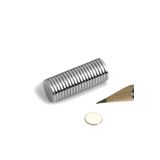 Dünya Magnet 25 Adet - Yuvarlak Neodyum Mıknatıs, 7X1,5 Mm, Güçlü Magnet, N35 Kalite