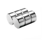Dünya Magnet 3 Adet Çap 20 mm x Kalınlık 10 mm Yuvarlak Süper Güçlü Neodyum Mıknatıs