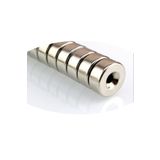 Dünya Magnet 3 Adet D10X8/4X5Mm Vida Atılabilir Havşa Delik Neodyum Mıknatıs -