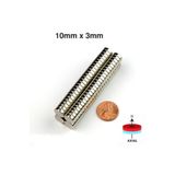 Dünya Magnet 30 Adet Çap 10Mm X Kalınlık 3Mm Güçlü Yuvarlak Neodyum Mıknatıs