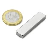 Dünya Magnet 4 Adet Çok Güçlü 50MM x 10MM x 5mm Köşeli Süper Güçlü Neodyum Mıknatıs - Gümüş
