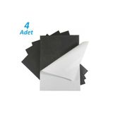 Dünya Magnet 4 Adet Yapışkanlı Fotoğraf Magneti - 25Cm X 20Cm Boyutunda Tabaka Mıknatıs