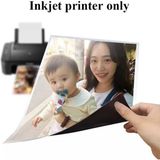 Dünya Magnet 5 Adet Baskı Yapılabilir Manyetik Fotoğraf Kağıdı (21X 30CM) Püskürtmeli ve Inkjet Yazıcılara Uygun