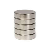 Dünya Magnet 5 Adet Çap 20Mm X Kalınlık 5Mm Güçlü Silindir Neodyum Mıknatıs