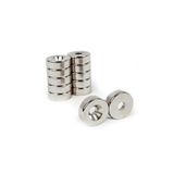 Dünya Magnet 5 Adet D12M X 8/4Mm X 5Mm Havşa Delikli Güçlü Neodyum Mıknatıs