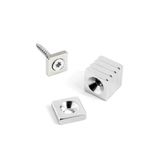 Dünya Magnet 5 Adet, Havşa Delikli, Neodyum Mıknatıs, 15X15X5 Mm, D:8/4 Mm, Köşeli, Güçlü Magnet, N35 Kalite
