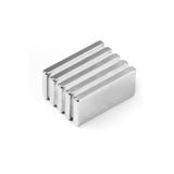 Dünya Magnet 5 Adet - Köşeli Neodyum Mıknatıs, 20X10X2 Mm, Güçlü Magnet, N35 Kalite