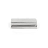 Dünya Magnet 5 Adet, Köşeli Neodyum Mıknatıs, Süper Güçlü, 30Mm X 10Mm X 2Mm
