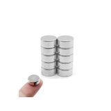 Dünya Magnet 5 Adet - Yuvarlak Neodyum Mıknatıs, 12X5 Mm, Güçlü Magnet, (Çap: 12 Mm, Kalınlık: 5 Mm)