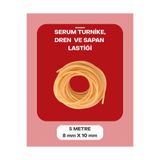 Dünya Magnet 5 Metre 8-10 mm Serum Lastiği Turnike Dren Sapan Lastiği