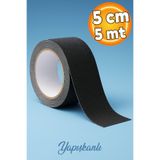 Dünya Magnet 5 Metre Merdiven Zemin Kaydırmaz Bant Yapışkanlı (5 CM X 5 METRE) Kaymaz Bant Siyah