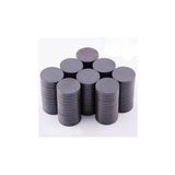 Dünya Magnet 50 Adet 20X3 Büyük Yuvarlak Ferrit Mıknatıs -Kokulu Taş-Nişan Süsleme Mıknatısı(50'Li Paket)