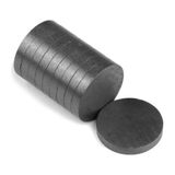 Dünya Magnet 50 Adet 25 x 3 Büyük Yuvarlak Ferrit Mıknatıs Kokulu Taş Nişan Süsleme Magnet